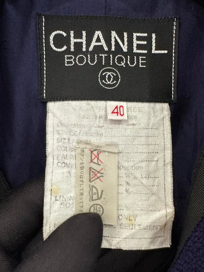 Chanel Women's Blue Suit Jacket