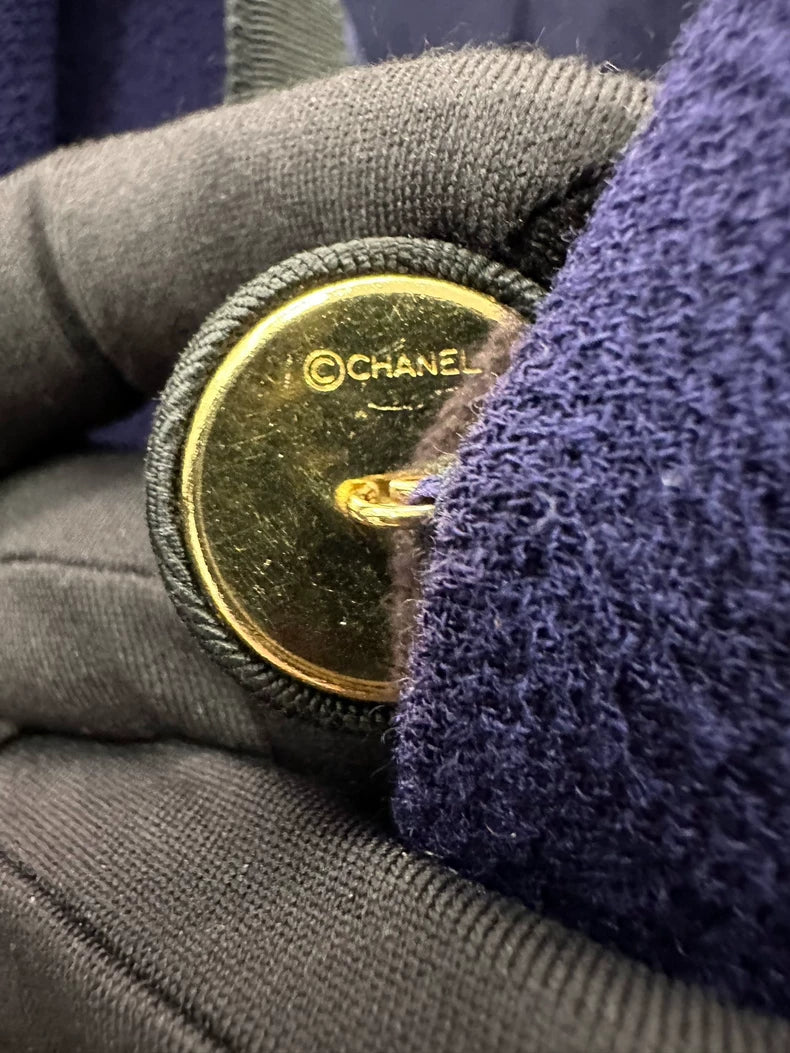 Chanel Women's Blue Suit Jacket