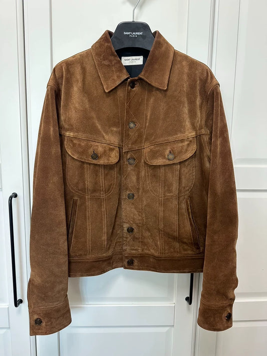 Saint Laurent Men's Suede Jacket