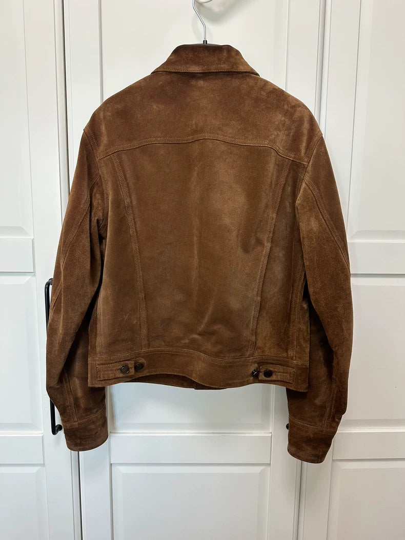 Saint Laurent Men's Suede Jacket