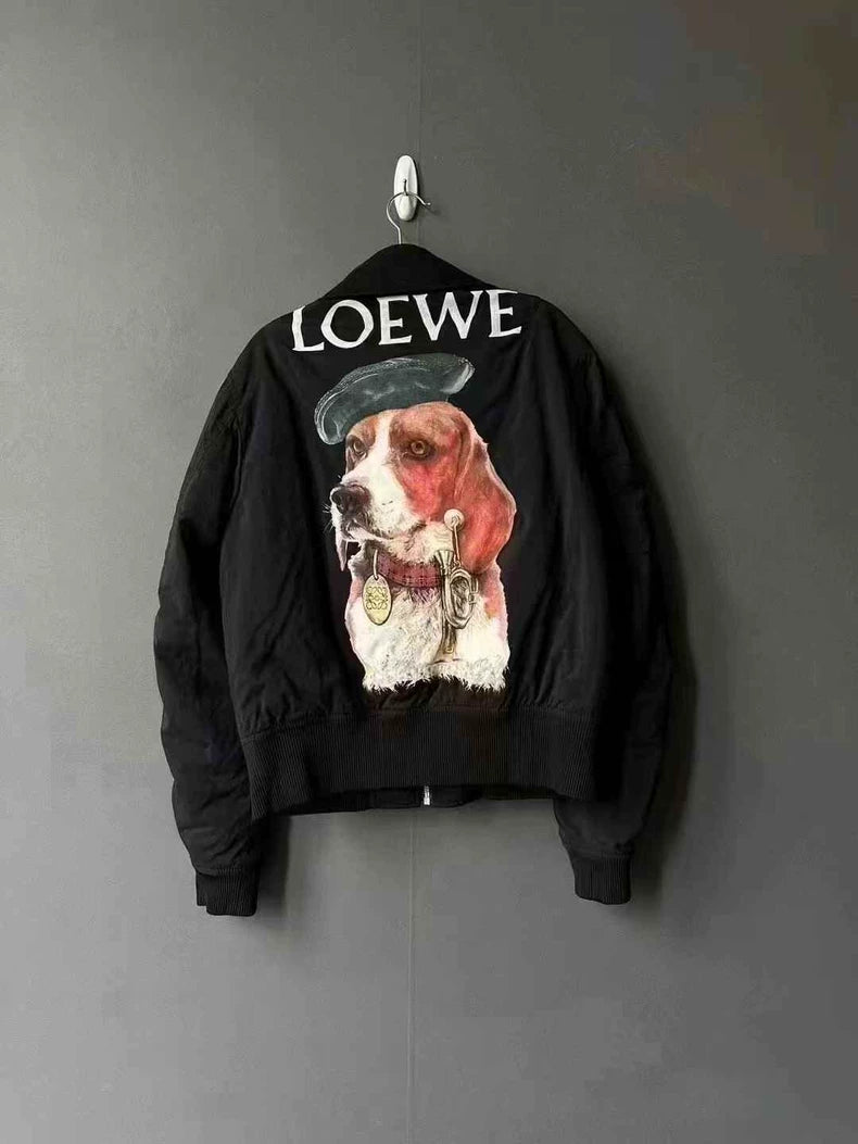 Loewe Cotton Jacket with Dog Design