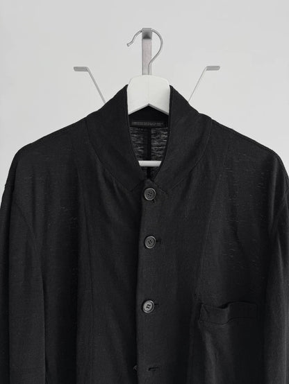 Black Linen Jacket by Yohji Yamamoto