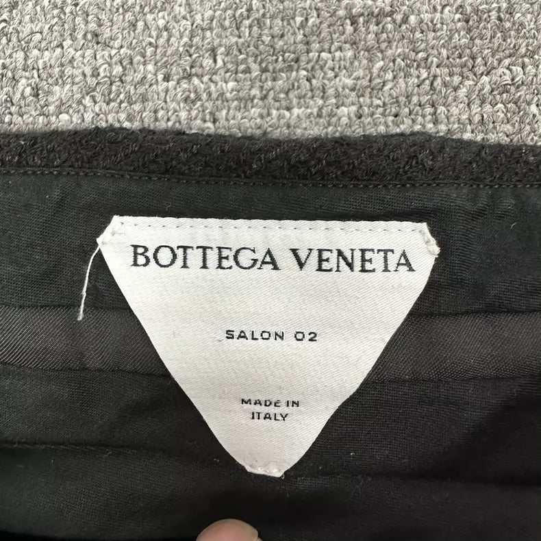 Bottega Veneta Black Wool Cargo Pants