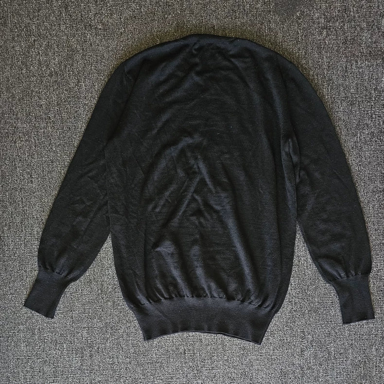 Loewe Men's Wool Knit Sweater with Mouse-yf