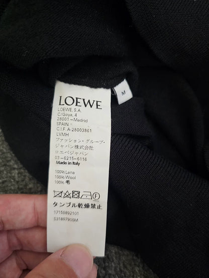 Loewe Men's Wool Knit Sweater with Mouse-yf