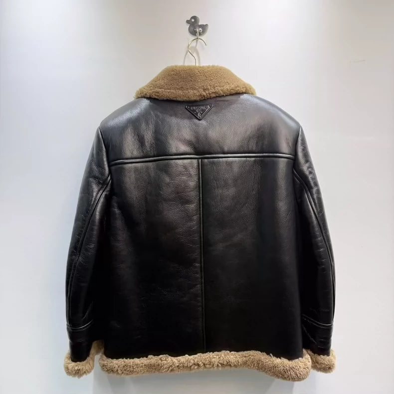 Prada Shearling Jacket Outerwear
