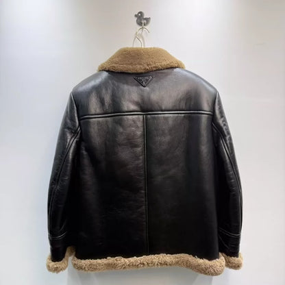 Prada Shearling Jacket Outerwear