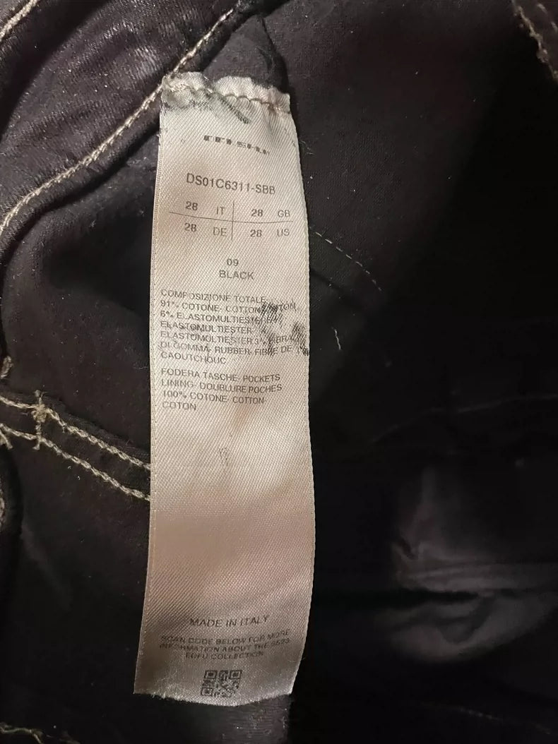 Rick Owens DRKSHDW Flared Black Denim