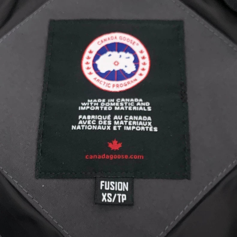 Canada Goose Grey Hooded Down Parka