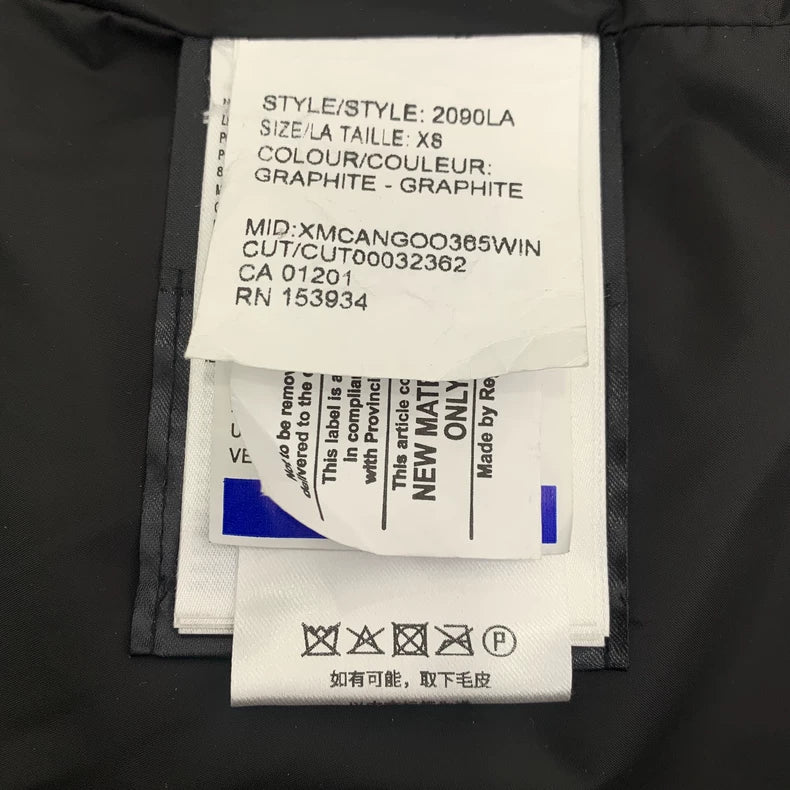 Canada Goose Grey Hooded Down Parka