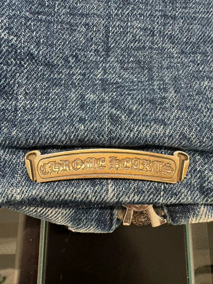 Chrome Hearts Denim Cotton Shirt Jacket-yf