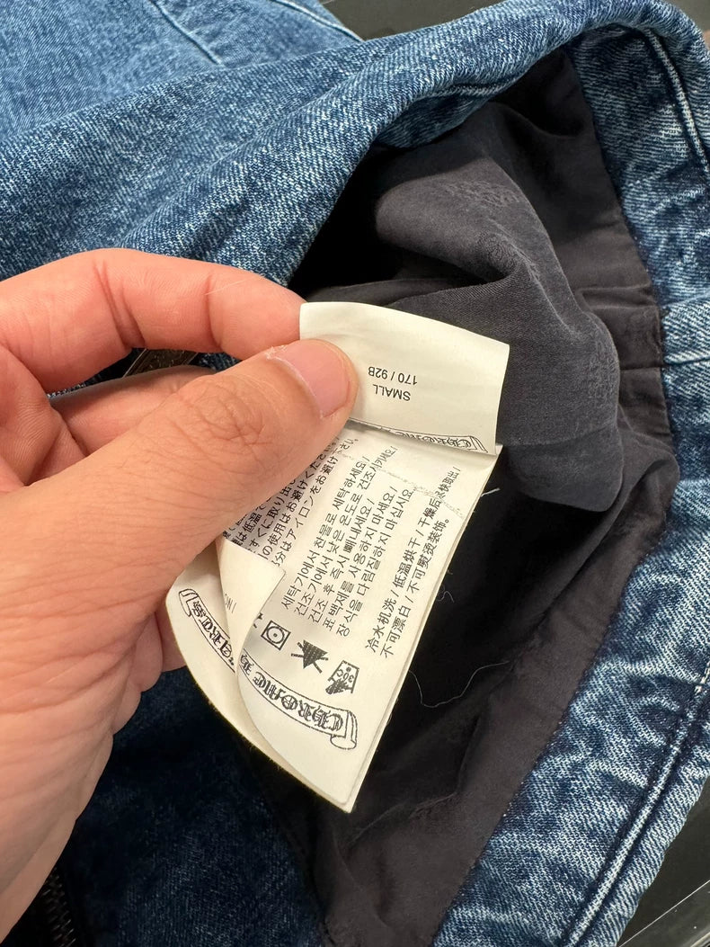 Chrome Hearts Denim Cotton Shirt Jacket-yf