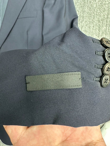 Prada Sleeve Logo Formal Blazer