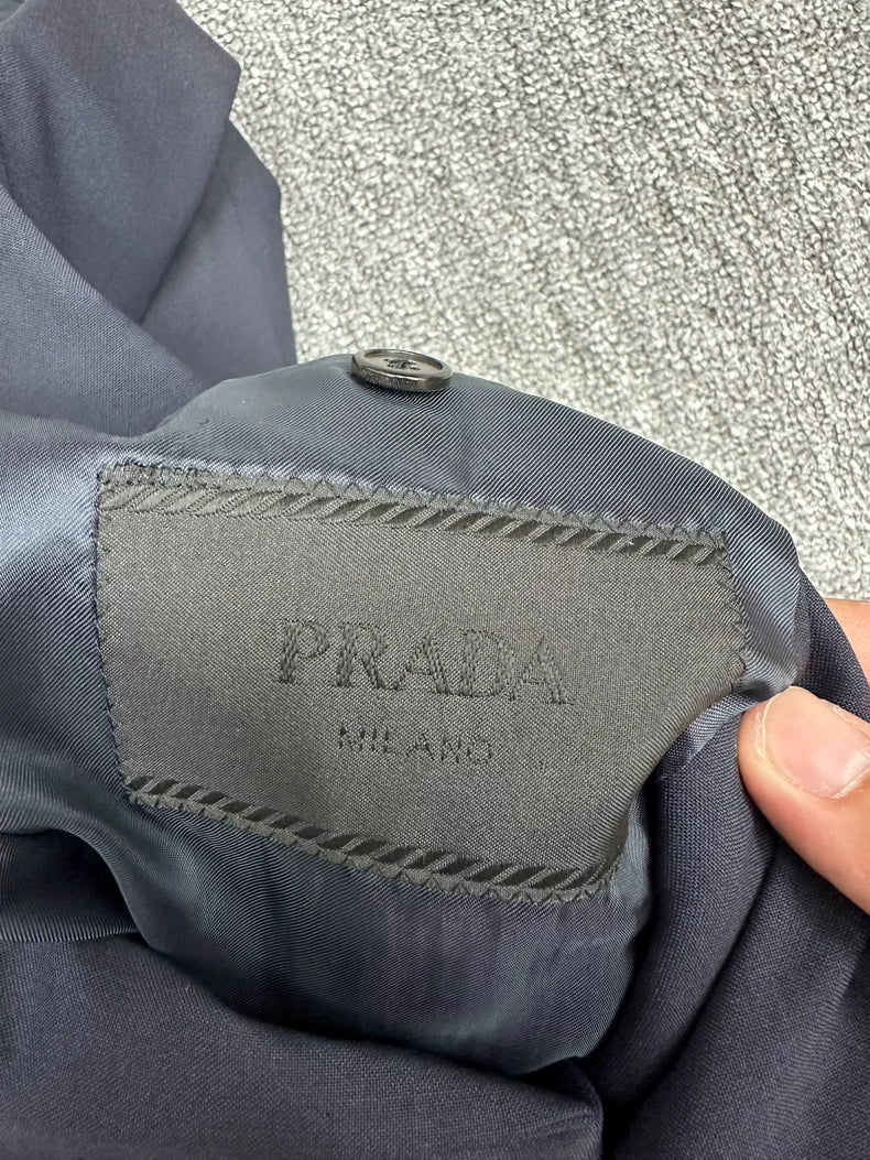 Prada Sleeve Logo Formal Blazer