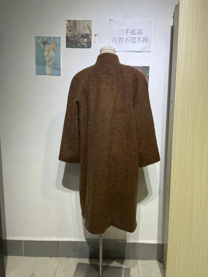 Vintage Givenchy Brown Wool Overcoat