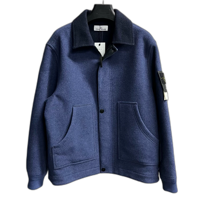 Stone Island Blue Long Sleeve Jacket