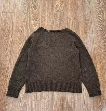 VISVIM 17AW COLLEGE KNIT L/S N.D.