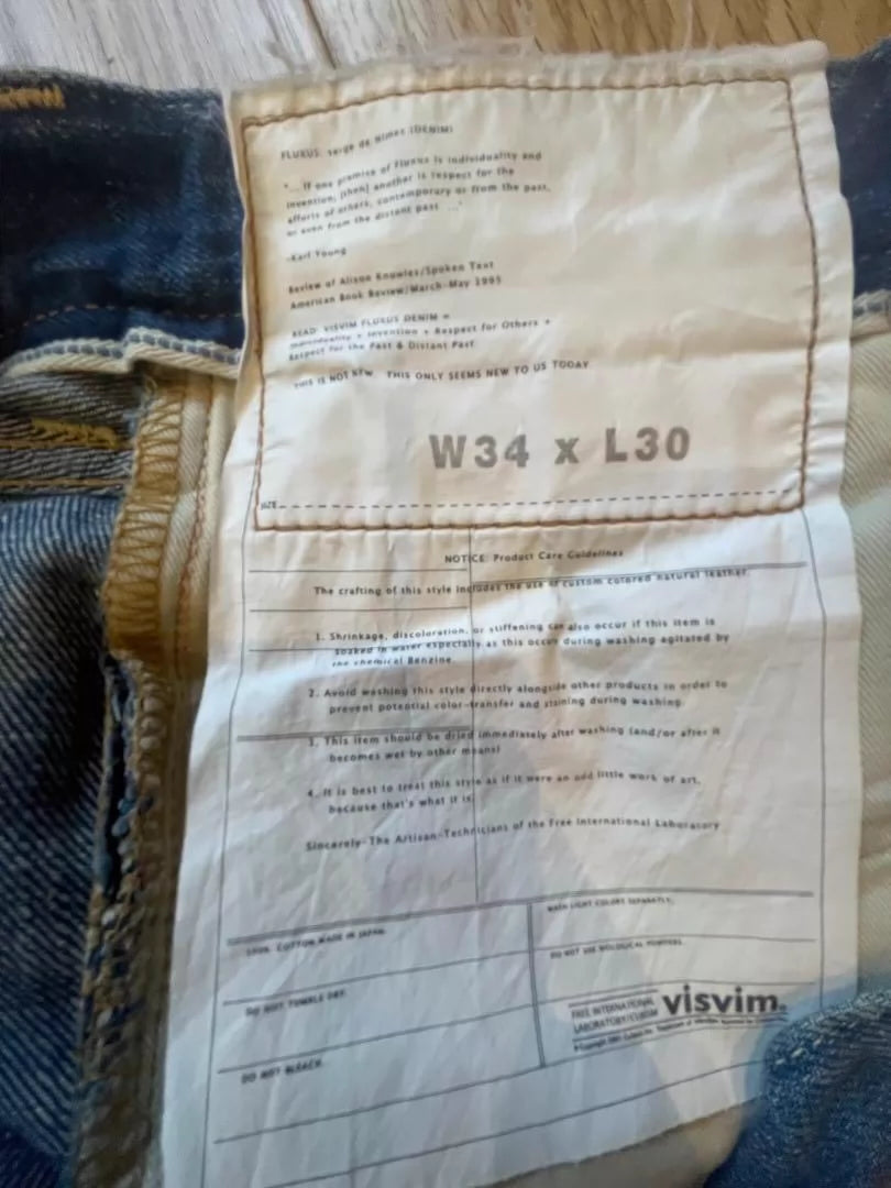 visvim FLUXUS DENIM 03D4