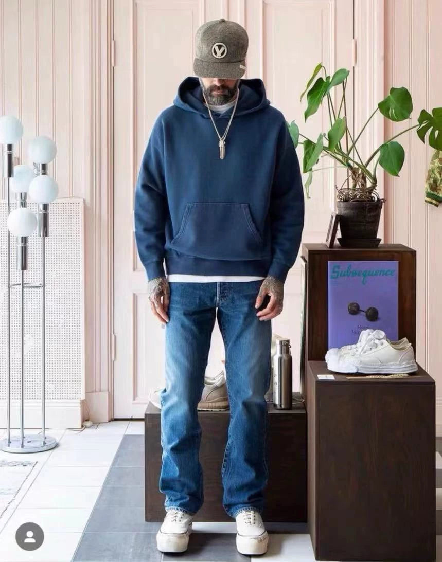 visvim jumbo hoodie ICT DK indigo