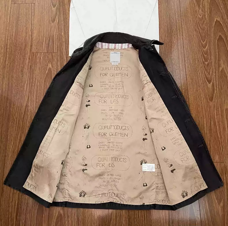 VISVIM 16SS HERGE COAT (DMGD CHINO)