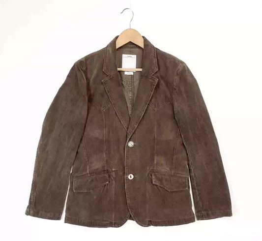 VISVIM BLAZER heavy mud dyed corduroy suit jacket