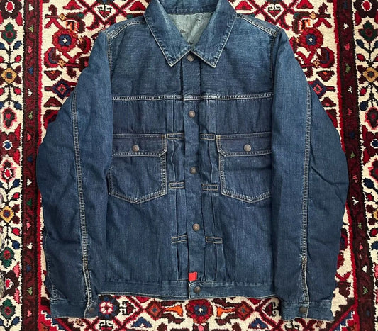 VISVIM 18aw 101 DOWN JKT denim down jacket - DMC