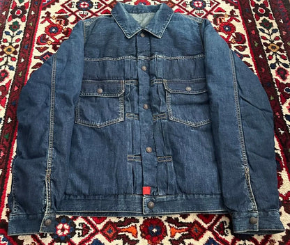 VISVIM 18aw 101 DOWN JKT denim down jacket - DMC