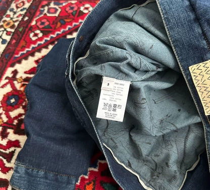 VISVIM 18aw 101 DOWN JKT denim down jacket - DMC