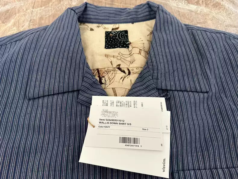 VISVIM ICT WALLIS DOWN SHIRT S/S 24SS