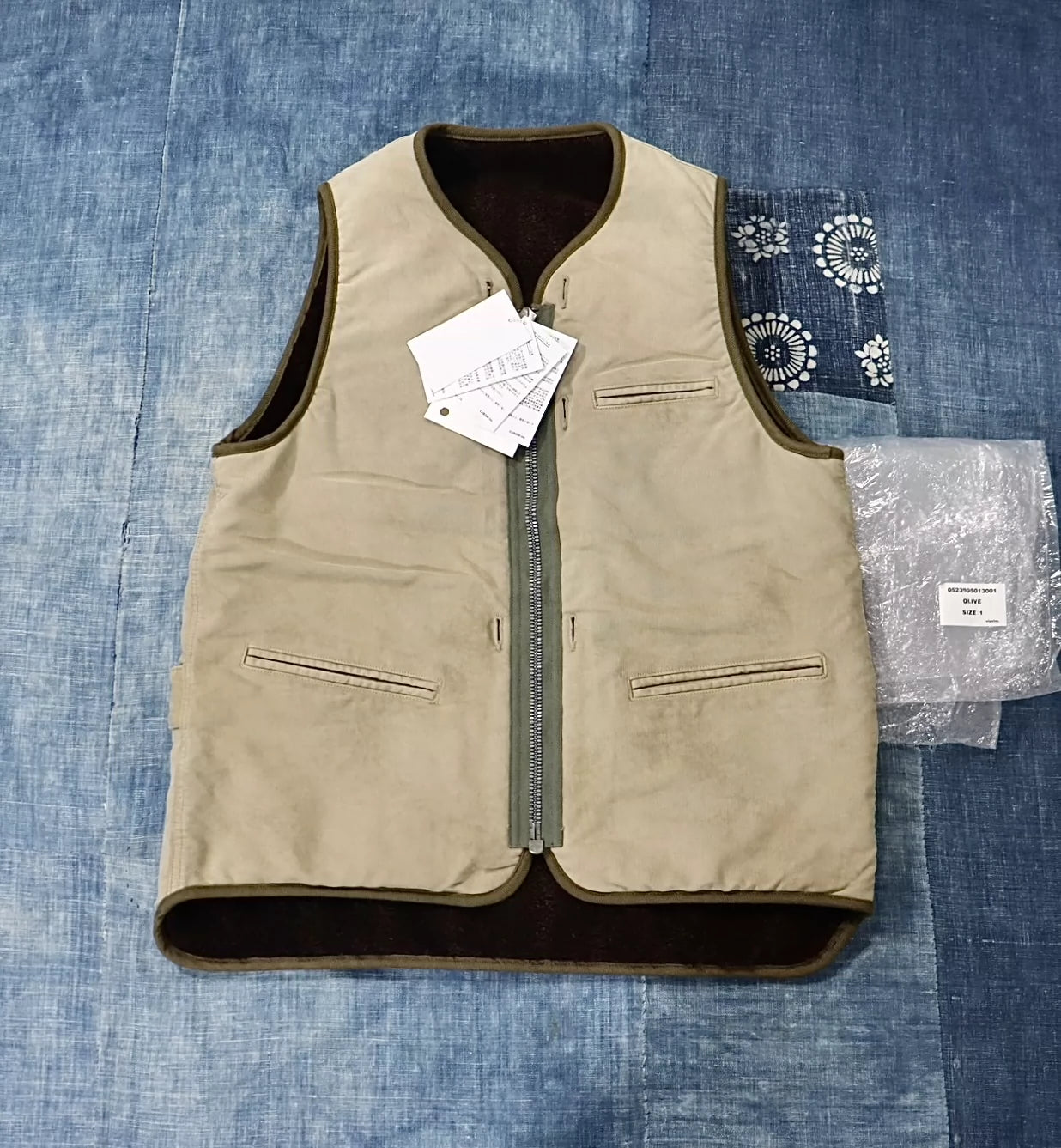 Visvim 23ss Liner Vest C/D