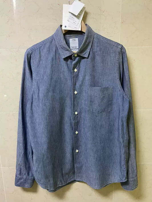 visvim jumbo 101 visvim jumbo shirt L/S indigo chambray jumbo