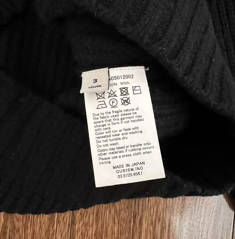 VISVIM SPOT TURTLENECK SWEATER 17AW