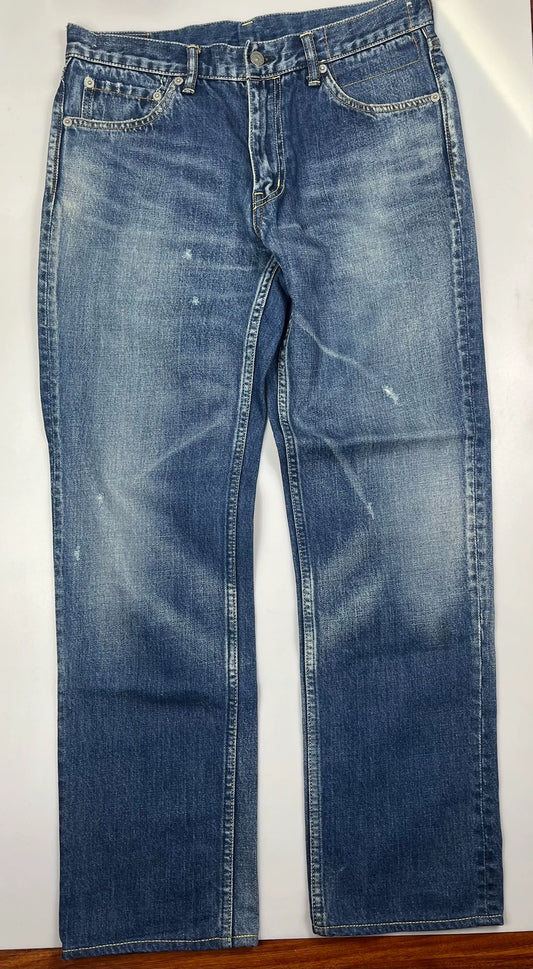 Early visvim SOCIAL SCULPTURE DENIM 03D5 03 DAMAGED-5 VS0002016