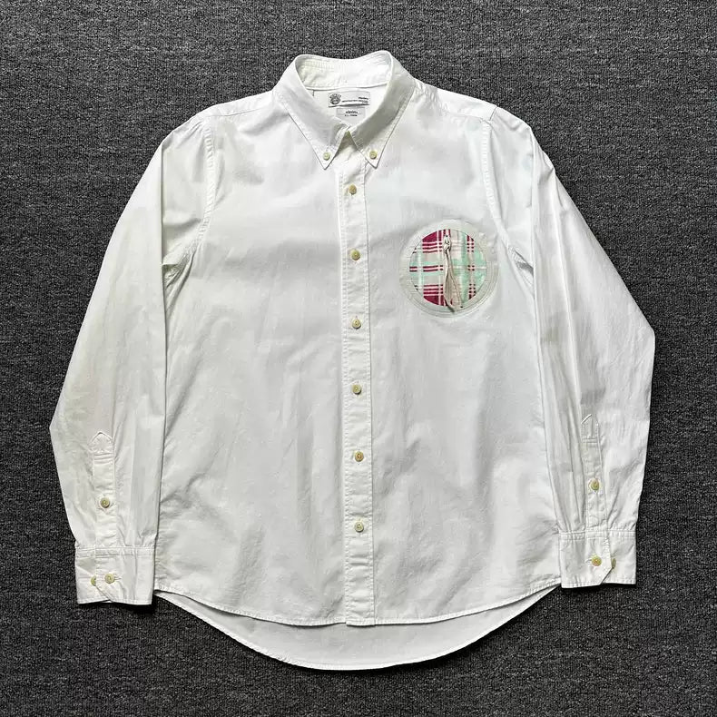 visvim ivory white loop shirt