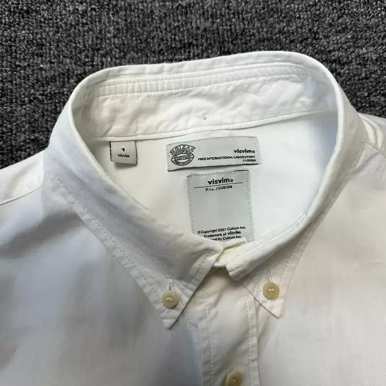 visvim ivory white loop shirt