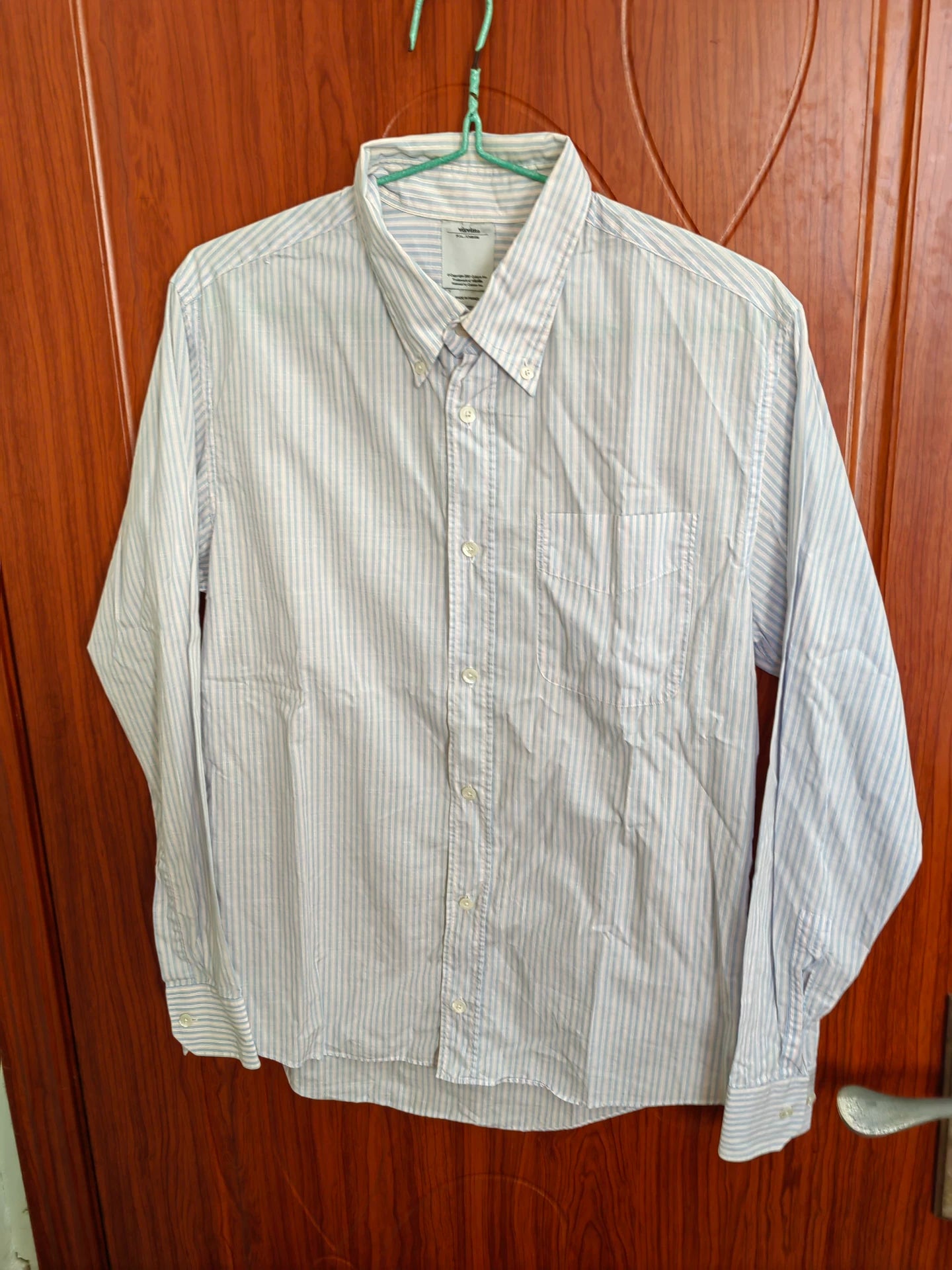 visvim striped shirt