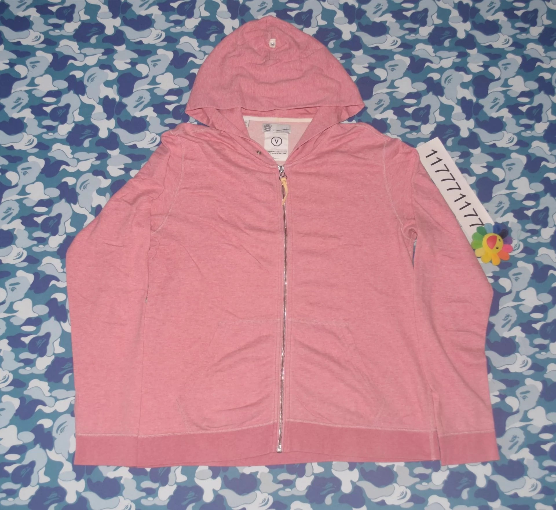 VISVIM GIZA HOODIE PINK