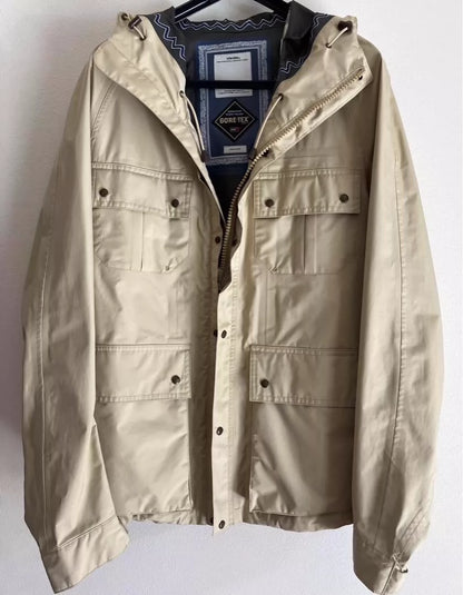 visvim beige hardshell jacket