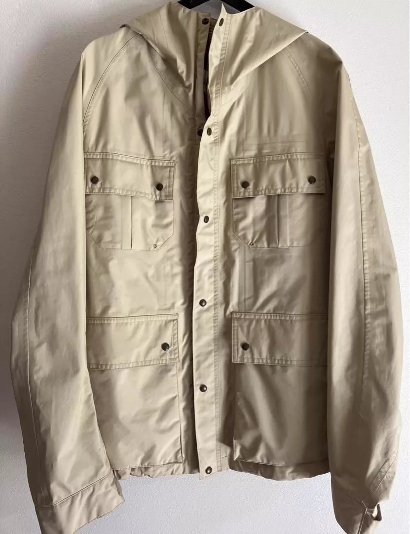 visvim beige hardshell jacket