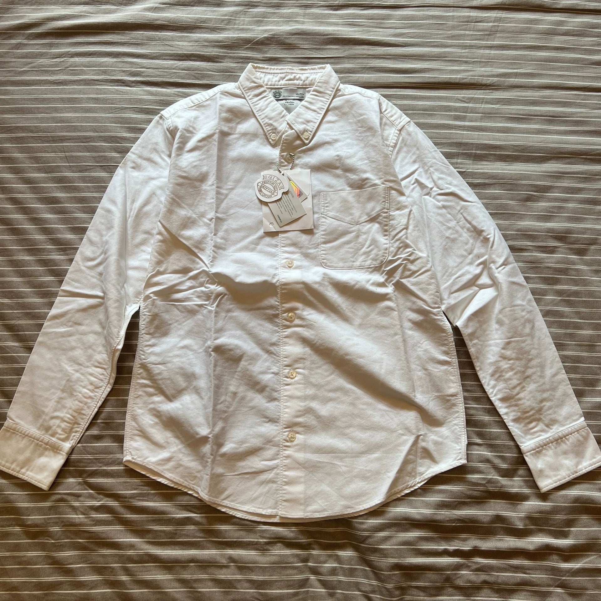 VISVIM LUNGTA HEART B.D. SHIRT L/S (GIZA) 14SS