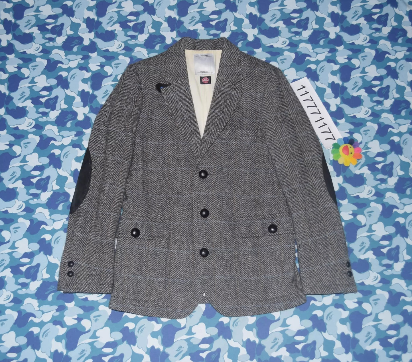 VISVIM HARRIS TWEED WINDSTOPPER BLAZER