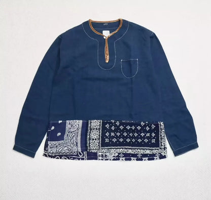 VISVIM 19AW BORDER TUNIC P.O.