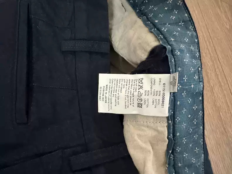 VISVIM HIGH-WATER PLEAT PANTS?C/W?