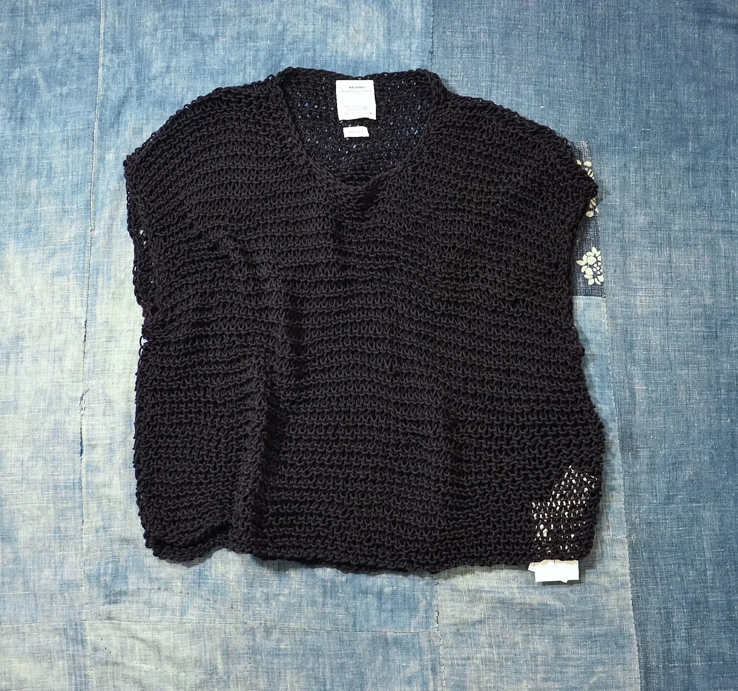 Visvim 22ss Lattice Vest Hand-Knit