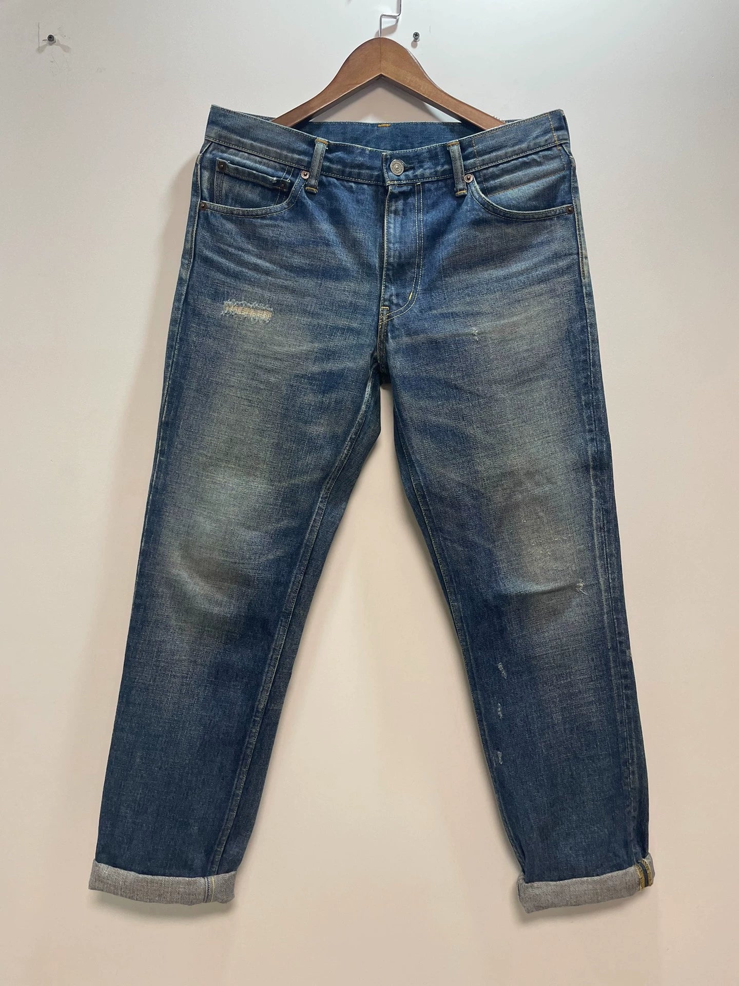 Visvim 17aw 03d12 washed jeans