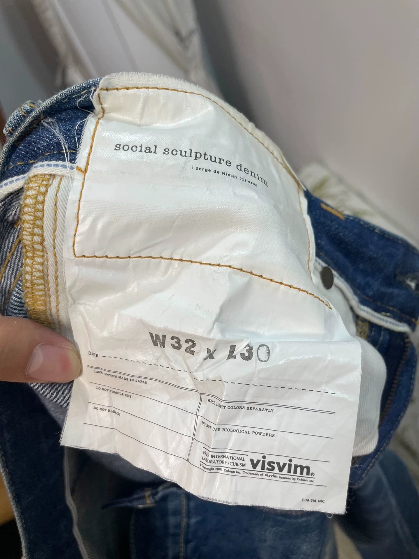 Visvim 17aw 03d12 washed jeans