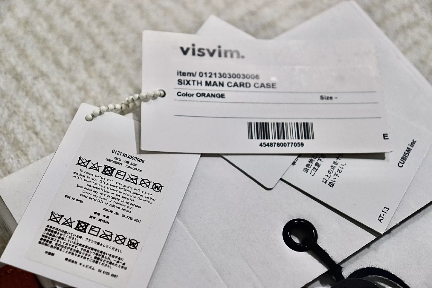 Visvim 21ss Sixth Man Card Case