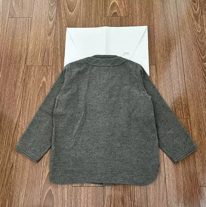 VISVIM DUGOUT SHIRT L/S (WOOL/LINEN)