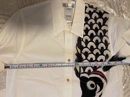 visvim hand-painted carp shirt