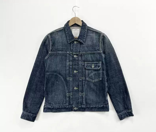 VISVIM 102 DAMAGED (Luxsic) Natural dye wash denim jacket